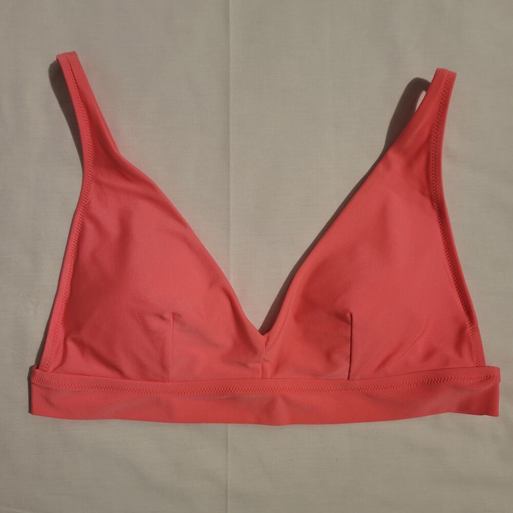 Aerie Neon Pink Scoop Bikini Top